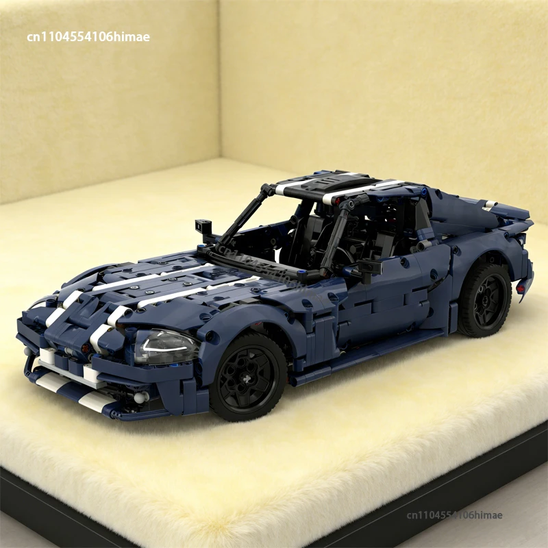

Конструктор MOC Viper GTS Coupe, масштаб 1:11, гоночный спортивный автомобиль, набор для сборки, игрушка-конструктор, подарок на Рождество