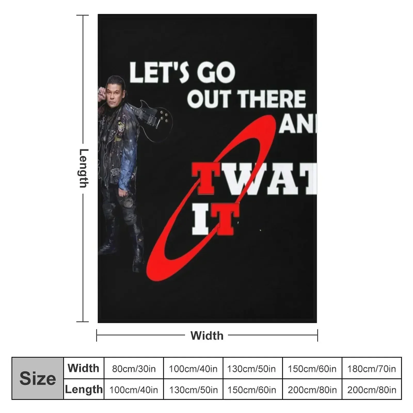 Let's go out there... Throw Blanket couch cozy soft plush fuzzy picnic outdoor blanket