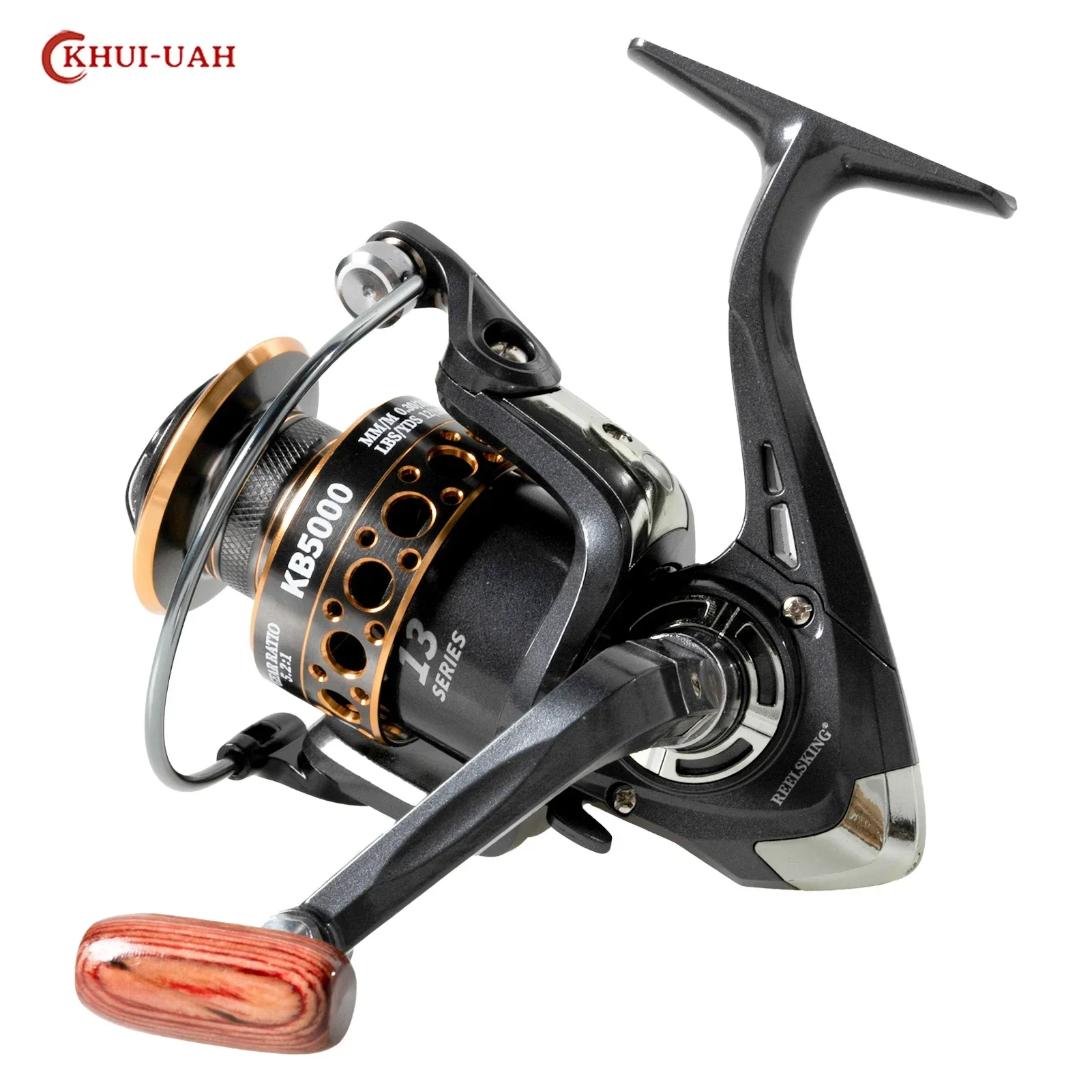 Nieuwe Hot Koop Full Metal Body Spinning Visserij-reel Metalen Spoel Zee Visgerei voor Bass Karper Tunna Visserij-reel