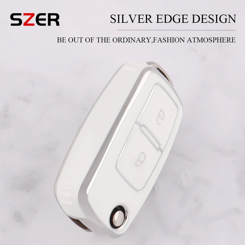 2 3 Buttons For VW Volkswagen MK4 Bora Golf 4 5 6 Jetta Passat Polo Bora Touran Skoda Seat HOT TPU Car Key Case Cover Shell Fob
