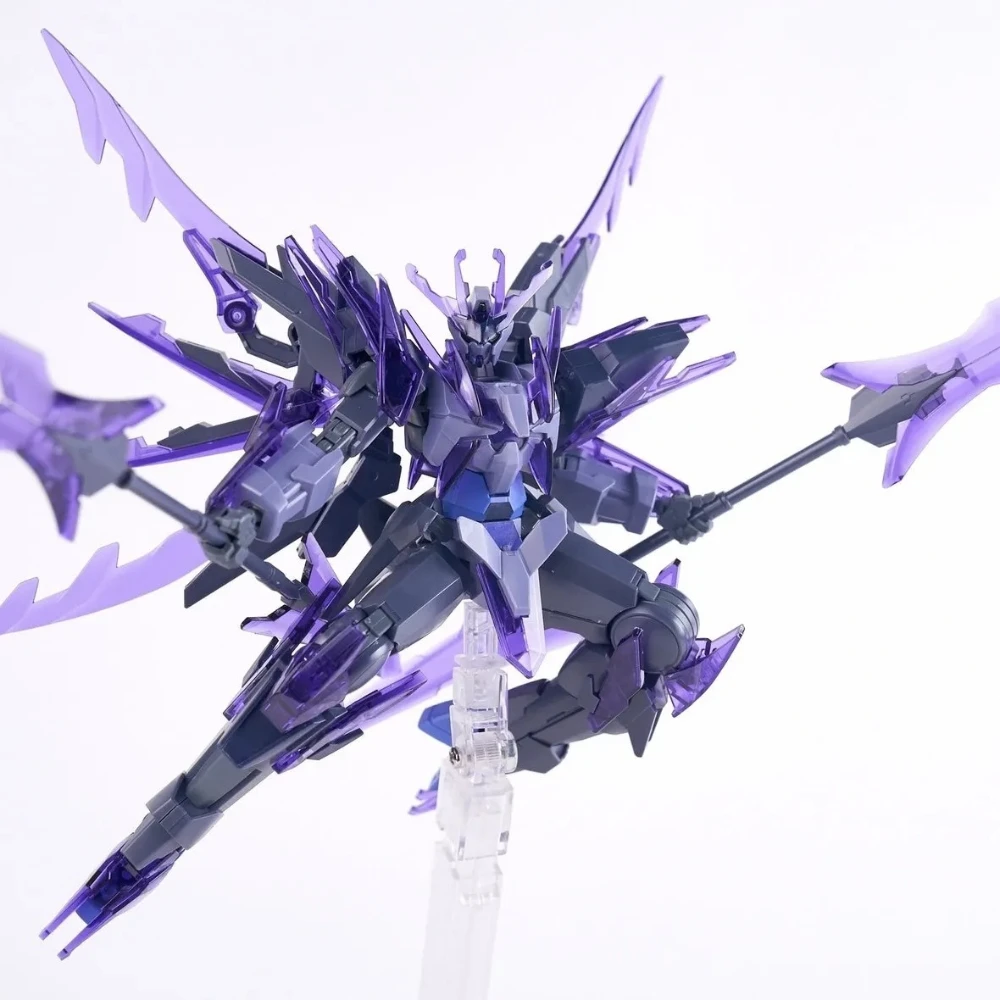 GN-10000 HG1/144 Transient Glacier Schwarzette Neon Purple, Kit de Modelo para Armar, Figuras de Acción, Decoración de Escritorio para Niños, Juguetes Coleccionables