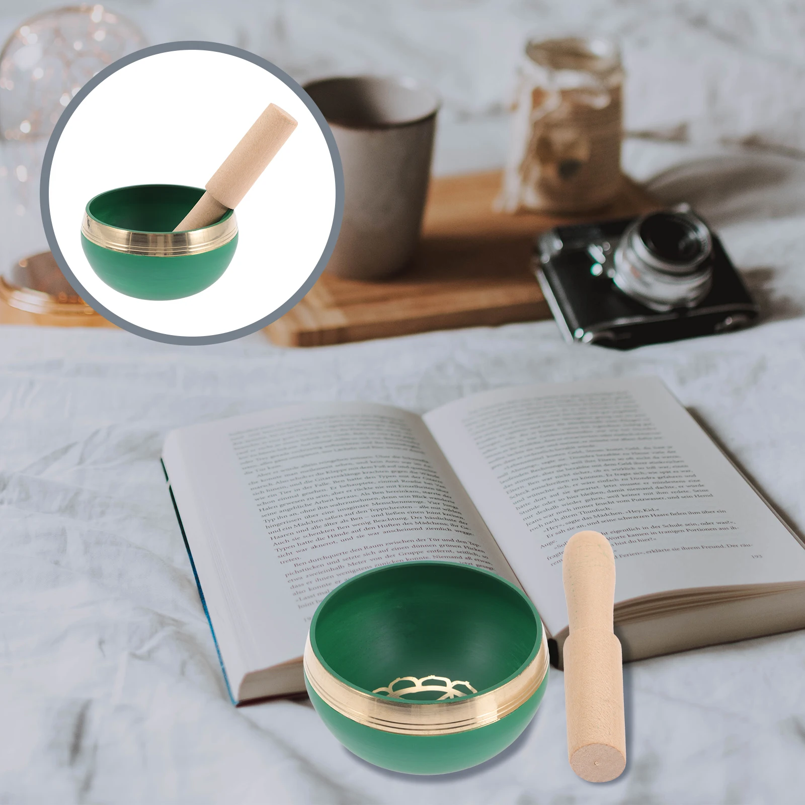 

Colorful Bowl Mindfulness Yoga Sound Bowls Singing Music Prayer
