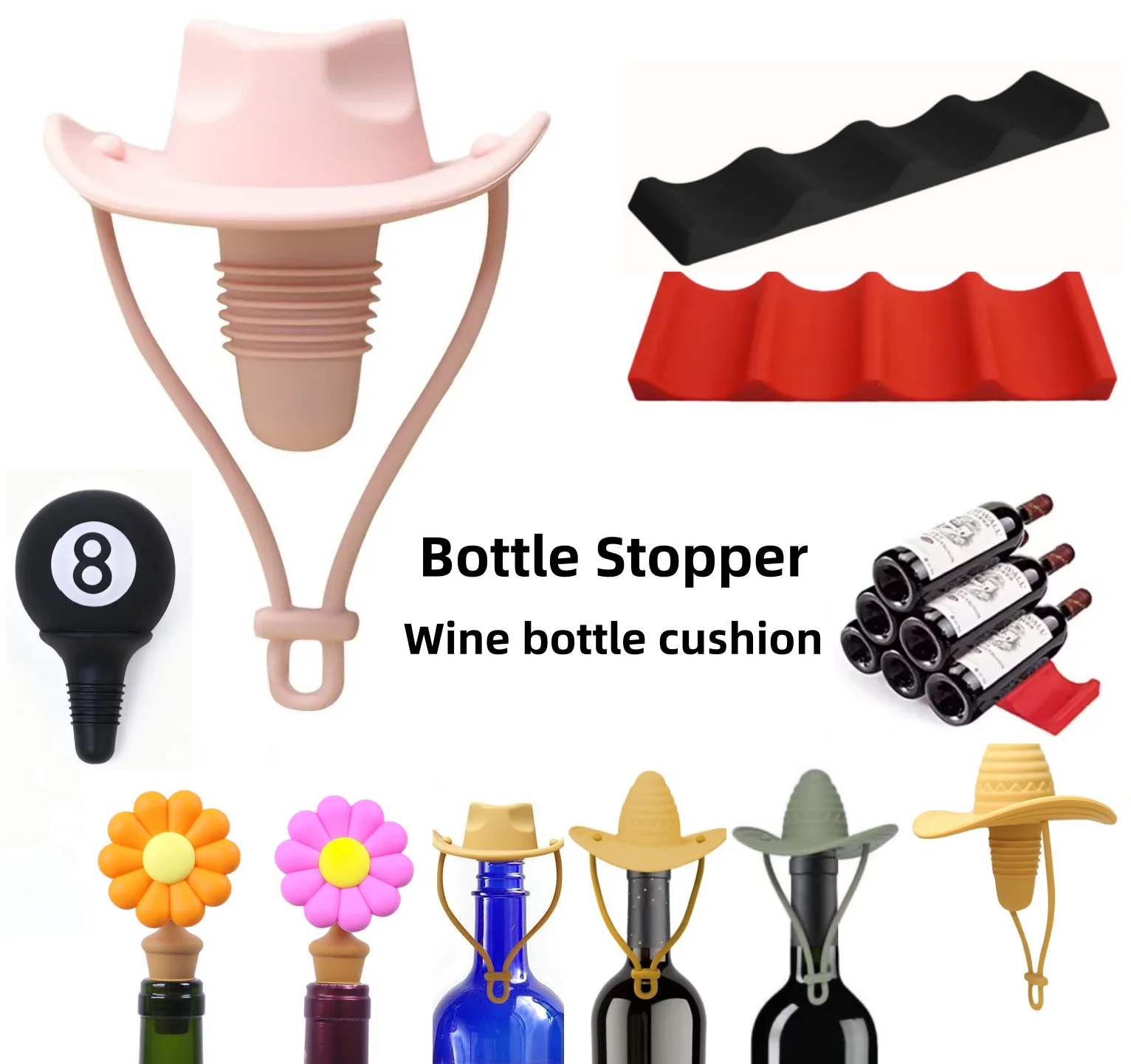 Creative Silicone Cowboy Hat W - Wine Beer Hat ulasan dan harga