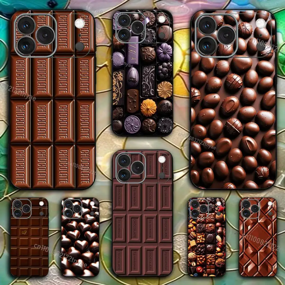 

Chocolate Nutella Clear Silicone Case for iPhone 17,16,15,14,13,12,11,Pro,Max,Mini,XS,X,8,Plus Shockproof Cover