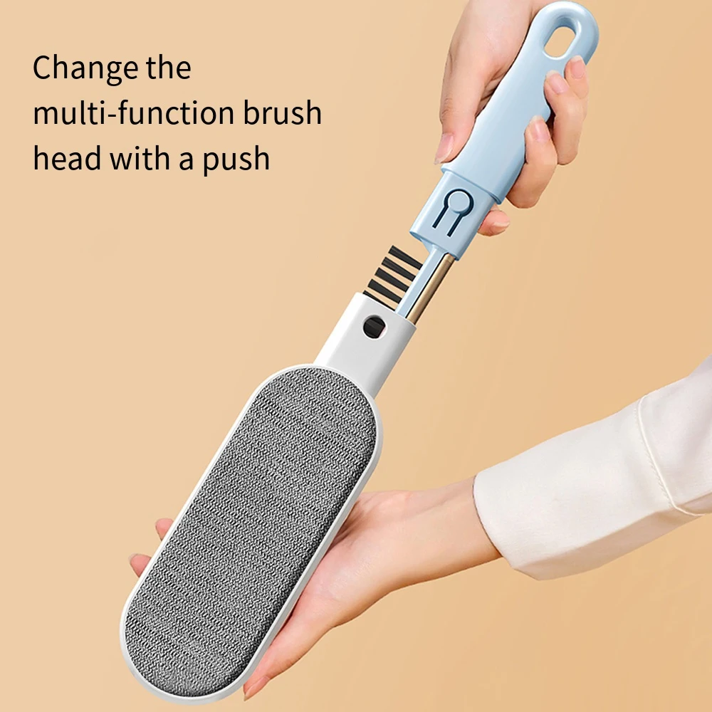 4 in 1 Clothes Lint Remover Reusable Pet Cat Hair Fur Roller Brush Static Dusting Cleaning Brushes Manual Coat Lint Cleaner Tool