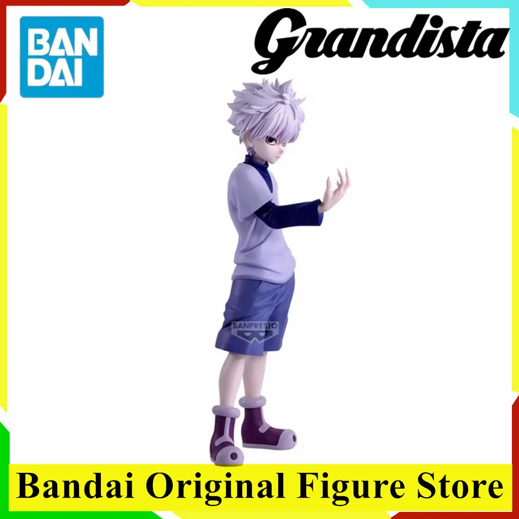 

Original BANDAI Grandista Hunter × Hunter Killua Zoldyck Action Figure Toys PVC Model Collection Anime Figurine Doll