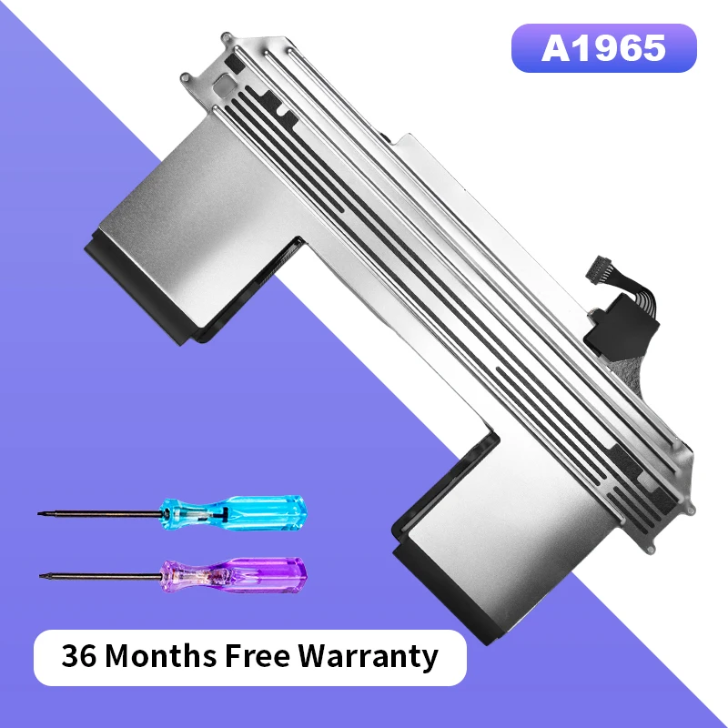 

A1965 Battery for APPLE MacBook Air 13" A1932 2018 2019 Year, A2179 Early 2020 EMC3184 EMC3302 36 Months Free Warranty