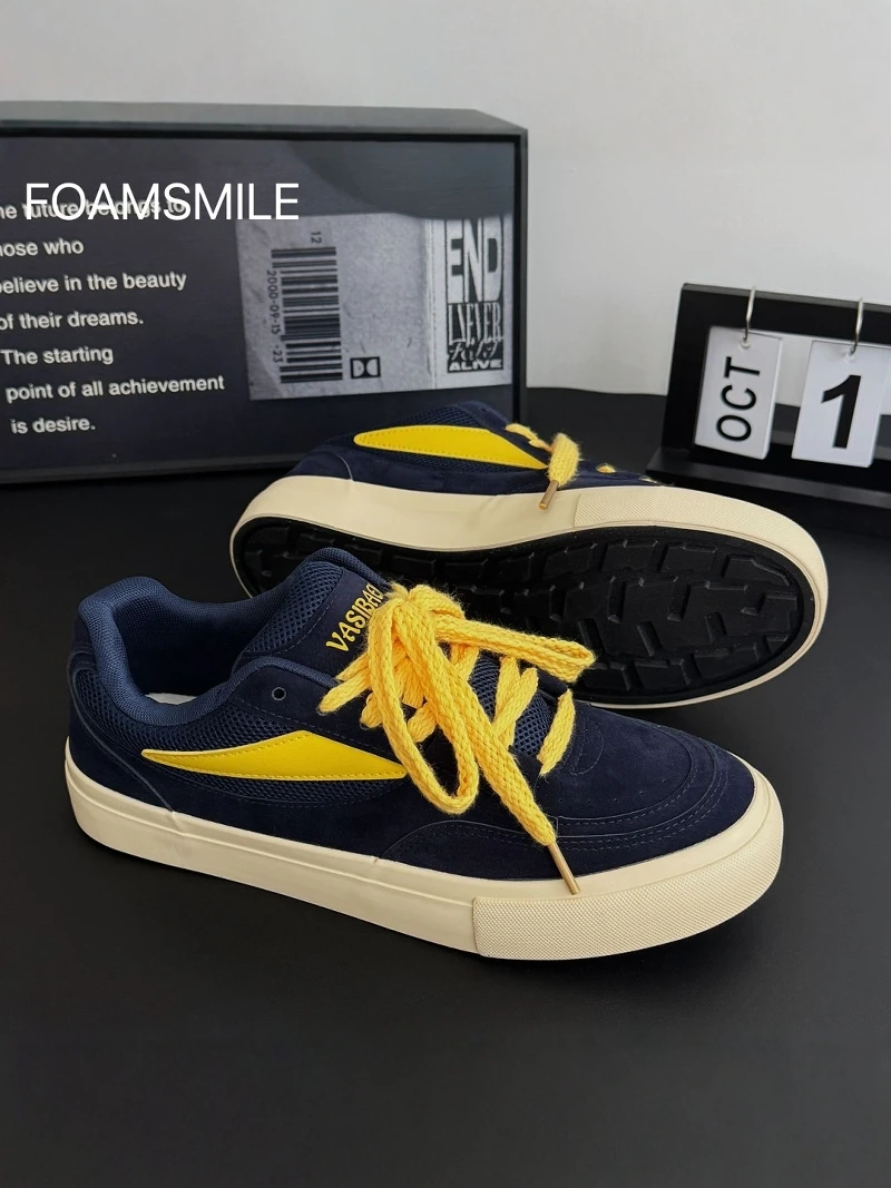 

Casual Canvas Shoes for Men Summer Trendy Versatile Low Help Board Shoes Teenagers Sports Thick Bottom Leisure Heightening Shoes