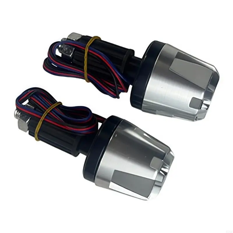 M76E Universal-Motorrad-Lenker-Endkappe mit LED-Licht, Aluminiumlegierung für Offroad-Fahrten und individuelle Anpassung – Detail 2