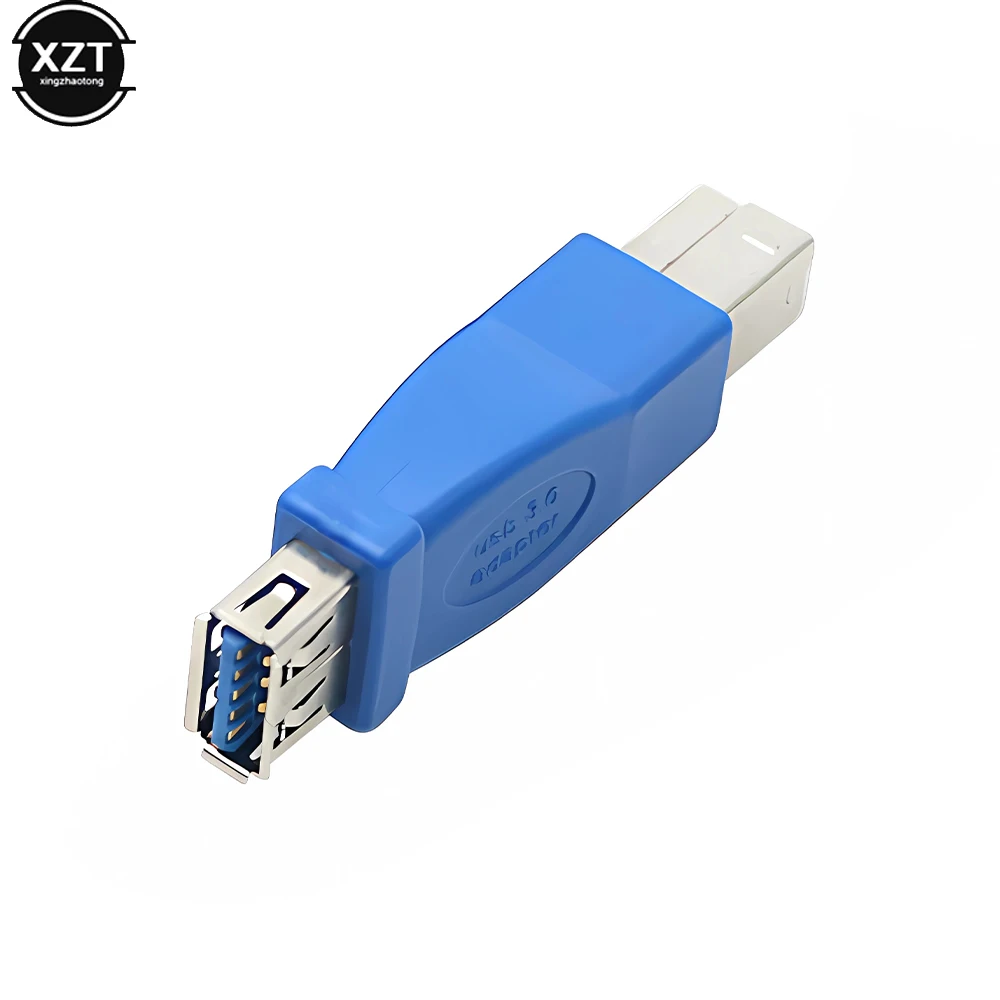 1PC USB 3.0 Type A Female to Type B Male Plug Connector Adapter USB 3.0 Converter Adaptor AF to BM Printer High Quality Adapter