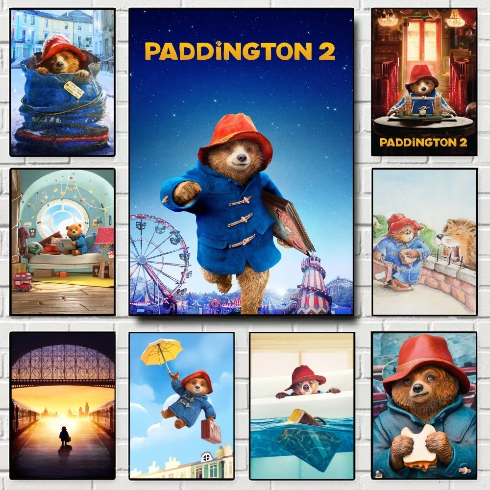 

Плакат по мотивам фильма P-Paddington, необычная Наклейка на стену для гостиной, бара, винтажная декоративная живопись, средний