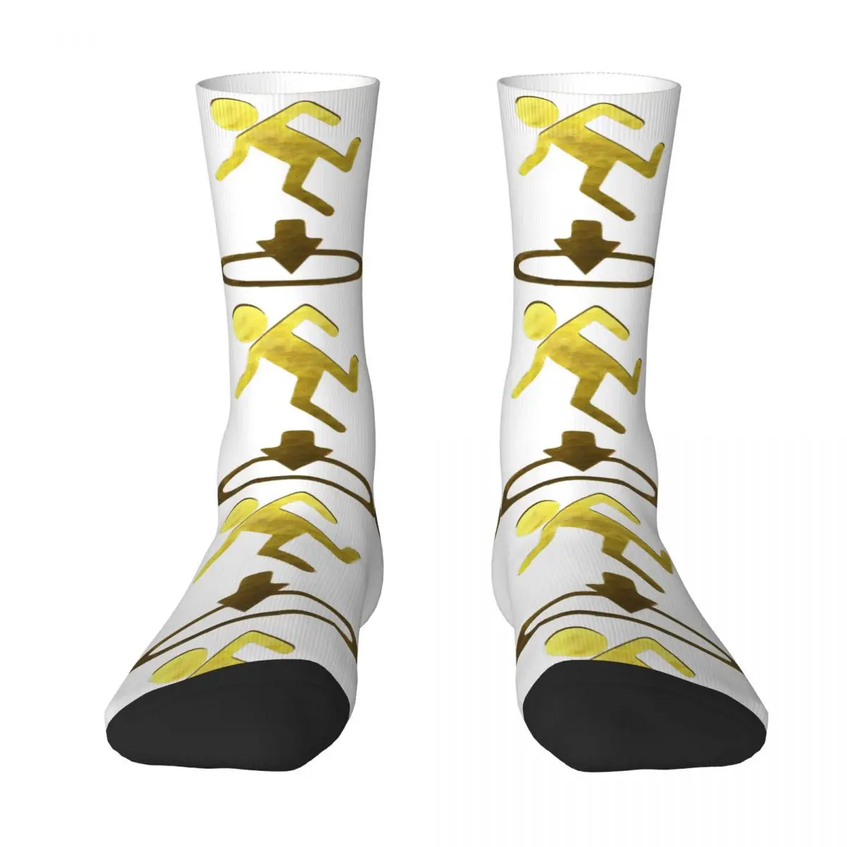 

Portal Socks Harajuku, впитывающие пот чулки, всесезонные длинные носки, аксессуары для мужчин и женщин, рождественские подарки