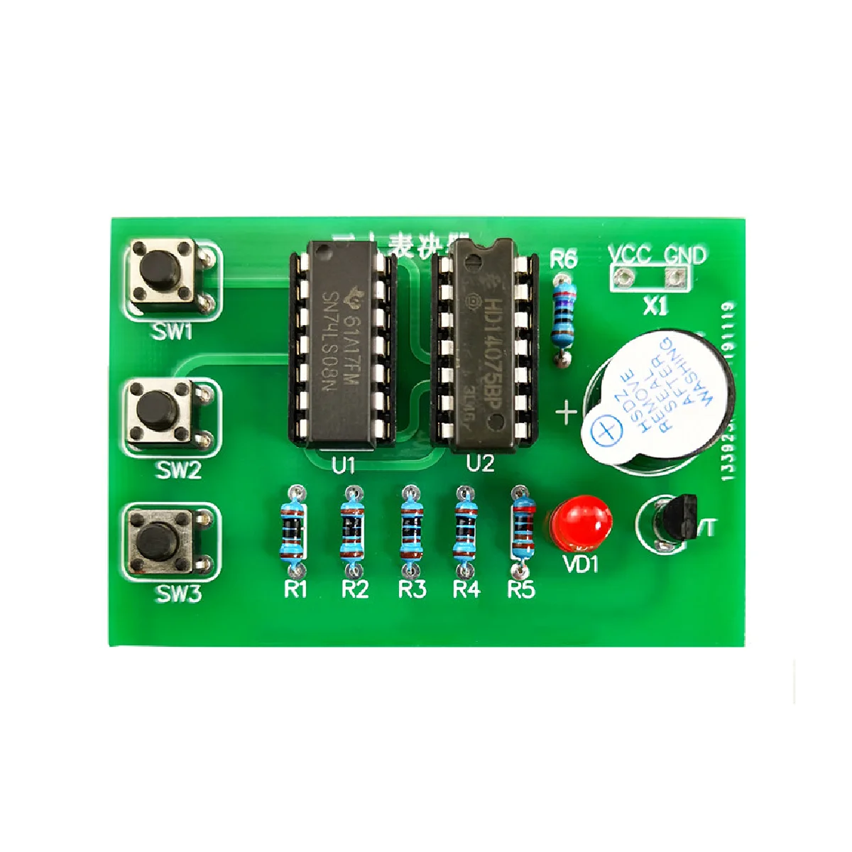 3 Person Voting Machine DIY Kit,Digital Circuit Electronic Soldering Practice Kit,Student Electronic Experiment Teaching Module