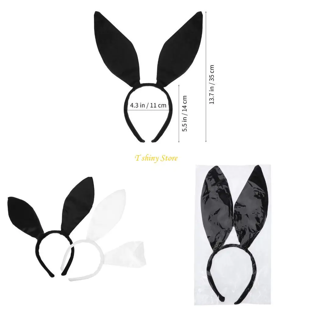 

N58f новинка для повязки на голову мультяшная кролика для ушей в форме волос