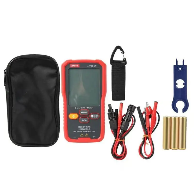 AT44-UNI-T UT673E Solar Panel Tester PV Module 2000W Maximum Power Tester PV Panel Tester For Vmp Imp Voc Isc Test