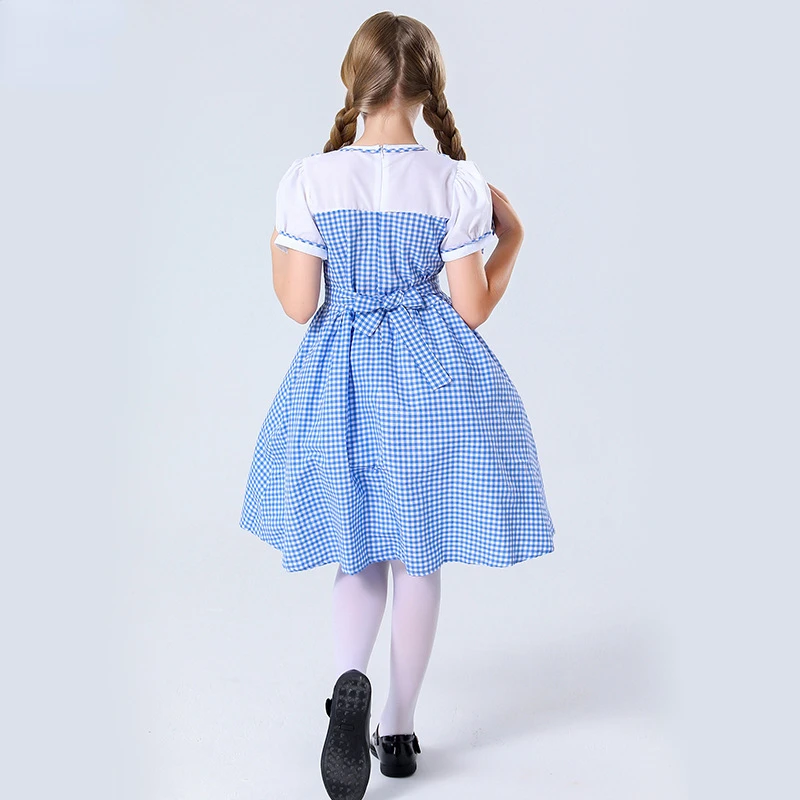 Halloween Party Dress Wizard of Oz Dorothy Alice Princess Dress Maid Dress Party Stage Performance Dress Cosplay Costume Dresses