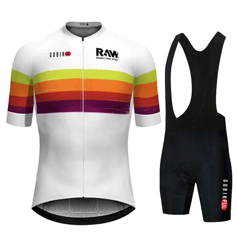 Cycling Jersey Set for Men, Bicycle Suit, Short Sleeve Cycling Clothing, Bike Maillot, Bib Shorts, Summer