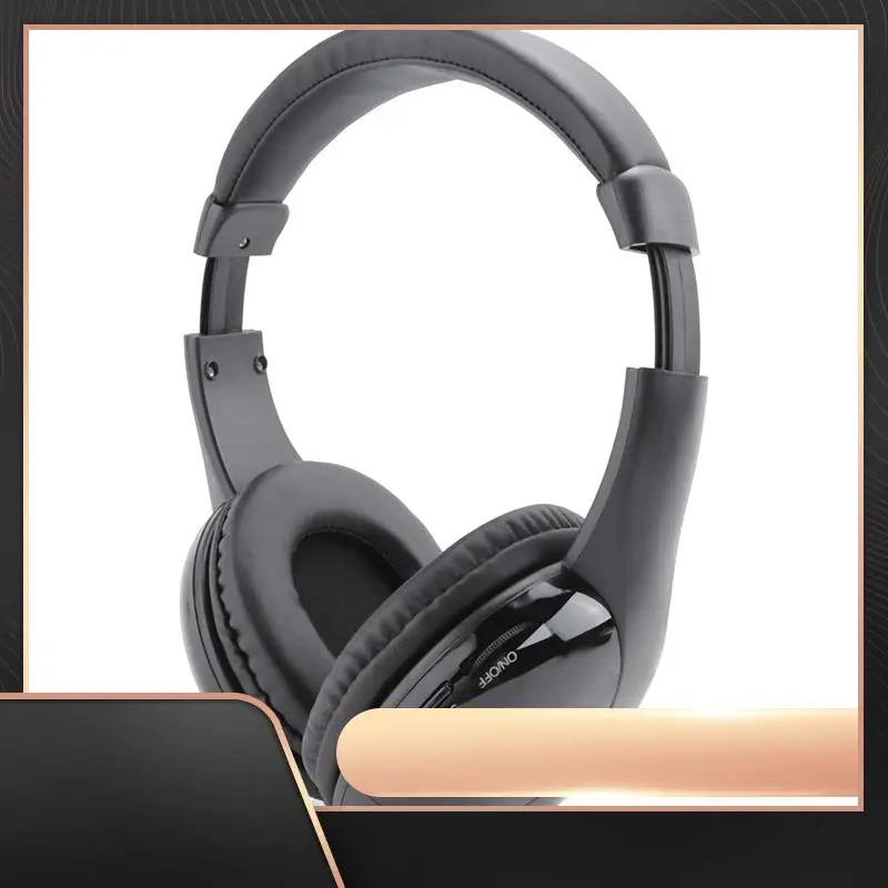 

KUBITE MH2001 Беспроводные наушники-передатчик с FM-радио Беспроводная ТВ-гарнитура Монитор Наушники для ТВ ПК Smart