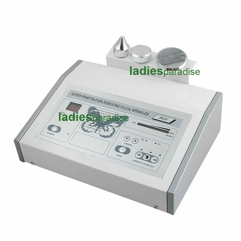 Desktop 3-in-1 Ultrasone Golf Lead-in Schoonheidsinstrument Gezichtsverzorging Oog Anti-aging Huid Verstevigend Schoonheidsapparaat