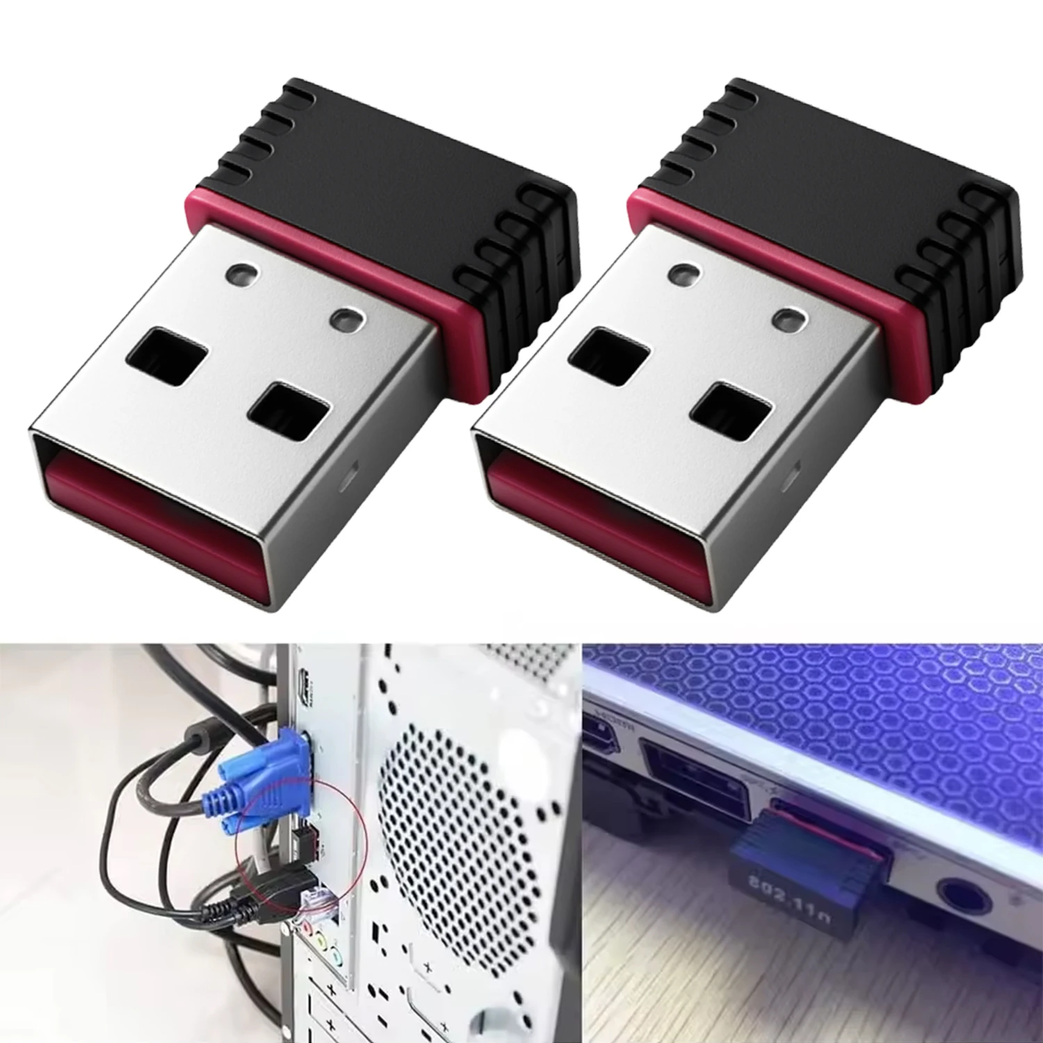 Для R36S/R36H Wi-Fi адаптер RTL8188 USB беспроводная сетевая карта типа C OTG R36S аксессуары для портативной игровой консоли мини-Wi-Fi Фото №4