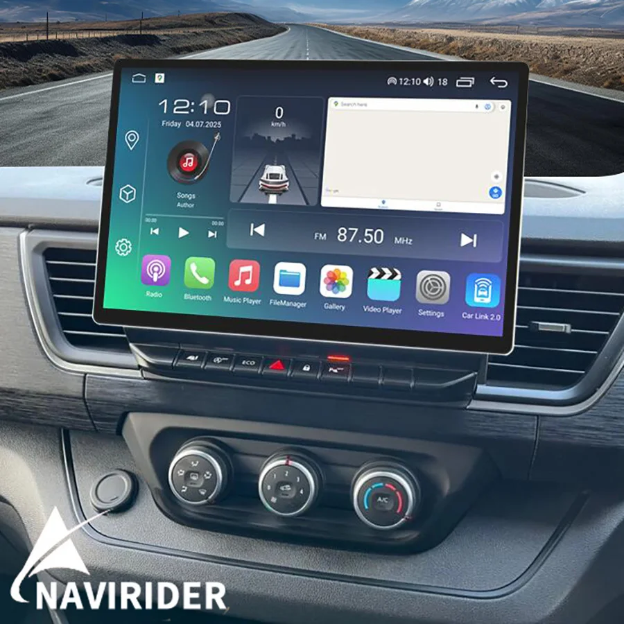 12.5inch Android Screen For Renault Trafic 2019-2025 Multimedia Player Stereo Carplay Car GPS Navigation 4G WiFi Autoradio Audio
