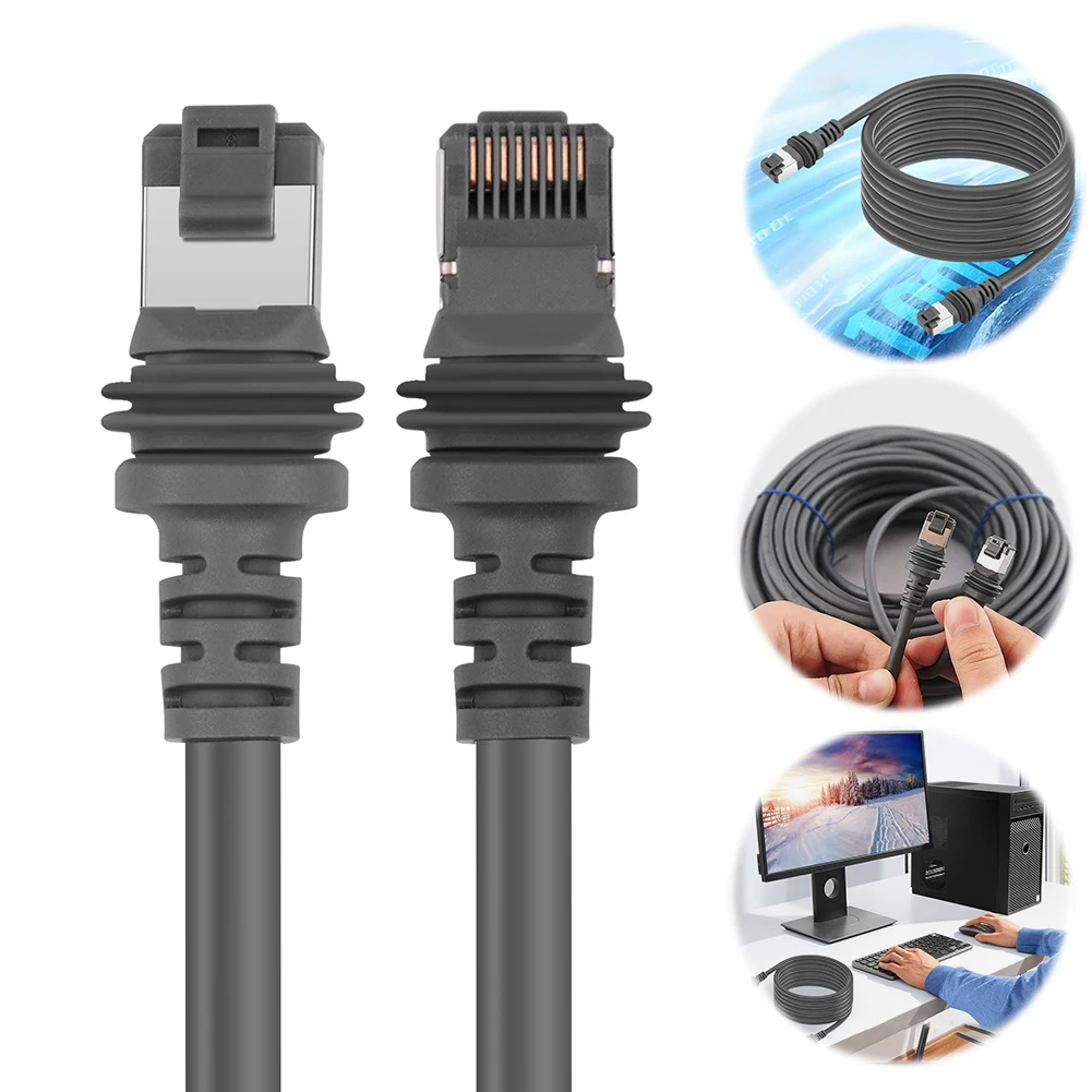 For Starlink Gen 3 Cable 2000Mbps Standard V3 Cable 30-150Ft W/ RJ45 Connector for Starlink V3 Rectangular Satellite Accessories