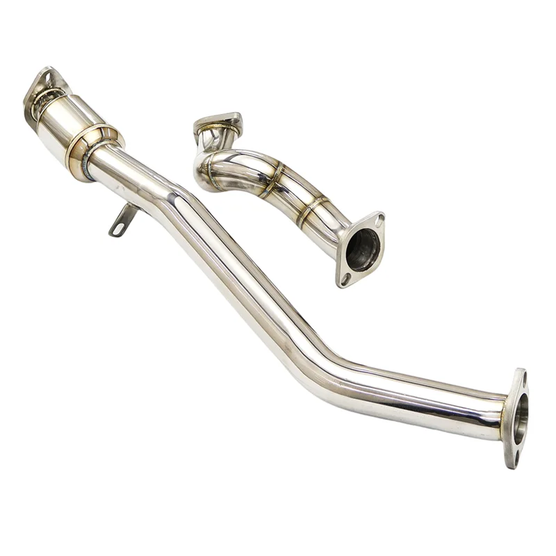 Stainless steel straight front pipe and S-pipe exhaust system for Toyota GR86, downpipe exhaust system