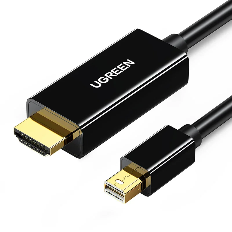 UGreen Mini DP To HDMI-Compatible Interface Cable Line For MINIDP Tou HD Adapter TV