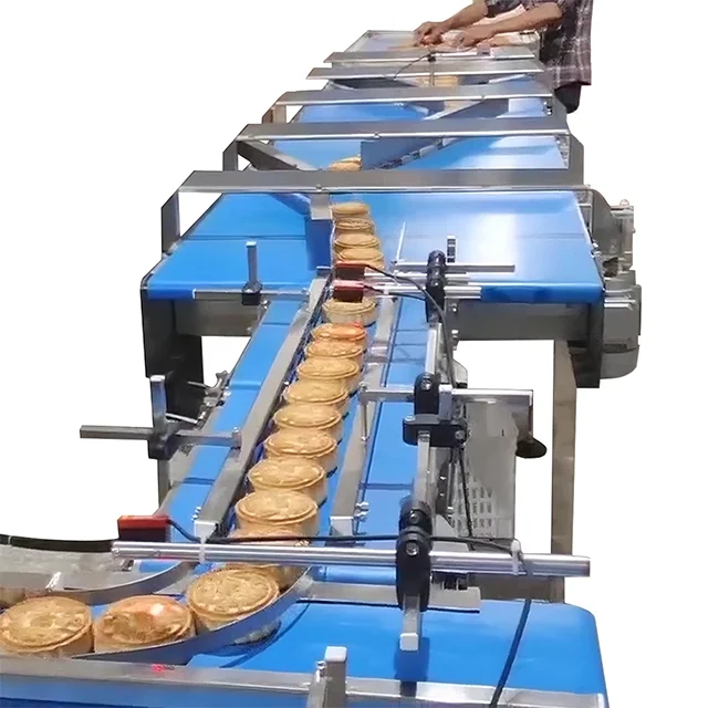 Suitable for Feeding and Handling Pastries Such As Sesame Cakes Peach Shortbread Mooncake Automated Feeding Conveyor for