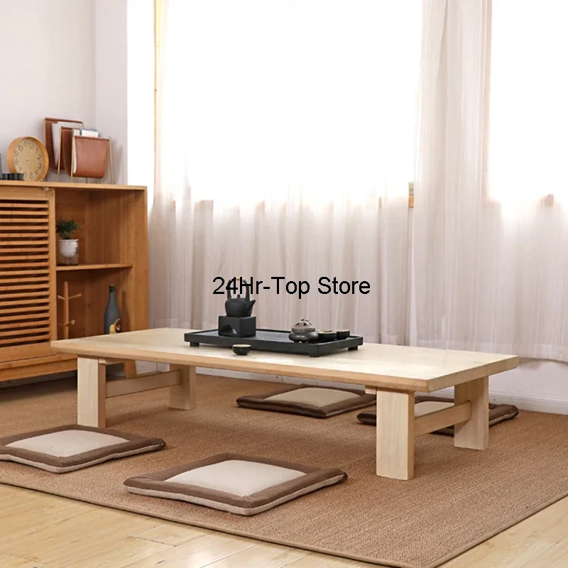 Tatami Living Room Coffee Table Small Japanese Study Game Coffee Table Dressing Wooden Work Tavolini Da Salotto Room Decor