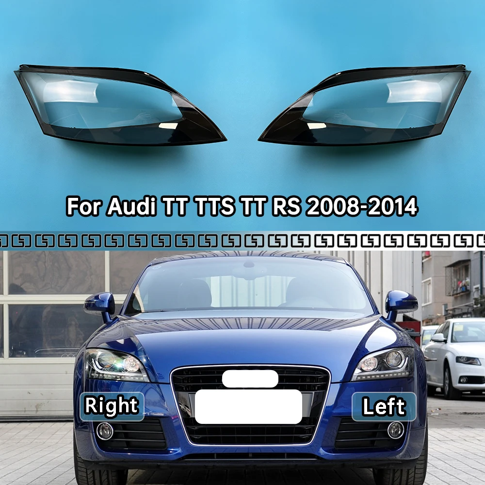 

Для Audi TT TTS TT RS 2008-2014 прозрачная крышка фары корпус абажура чехол из плексигласа заменить оригинальные линзы