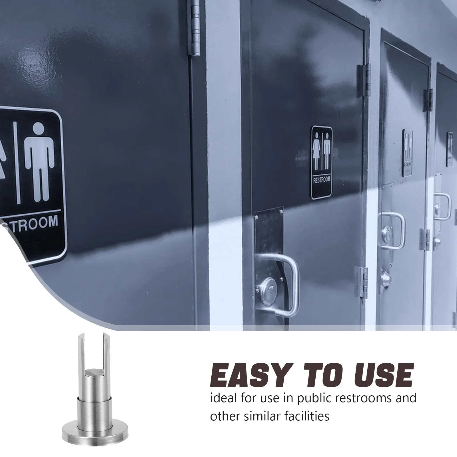 الفولاذ المقاوم للصدأ التقسيم القدم للحمام مرحاض المرحاض مكعب دعم الثقيلة الأجهزة المعدنية قوس تحديد المناسب #2