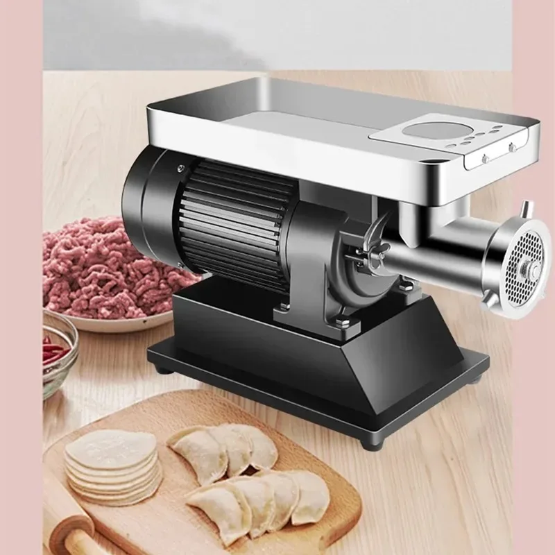 

Electric Meat Grinder 1800W/2500W/2800W Industrial Meat Mincer w/ 2 Blade, 3 Grinding Plates, Sausage