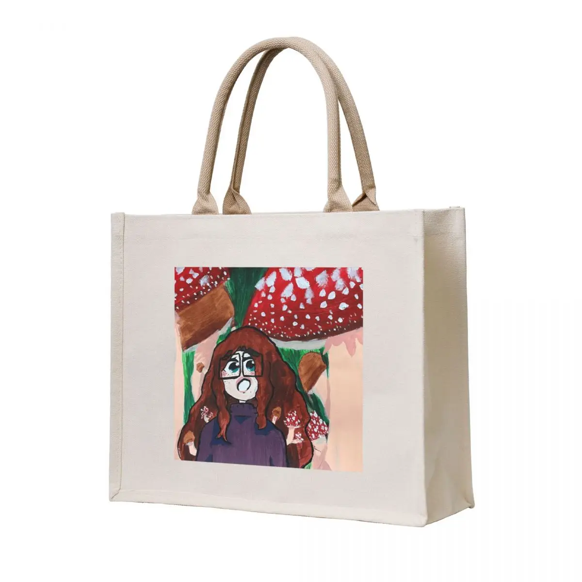 

Mushroom lady Tote Bag custom bags shopper bag women canvas shopper bag women ecological bags