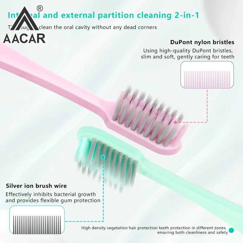 

Folding Silver Ion Small Head Orthodontic Toothbrush Portable U-shaped Soft Bristled Toothbrush For Cleaning Oral Care