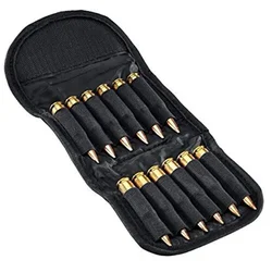 Portable 12 Round Foldable Ammo Pouch Ammo Carrier Bag Molle EDC Shotgun Bullet Shell Holder Rifle Cartridge Hunting Accessories