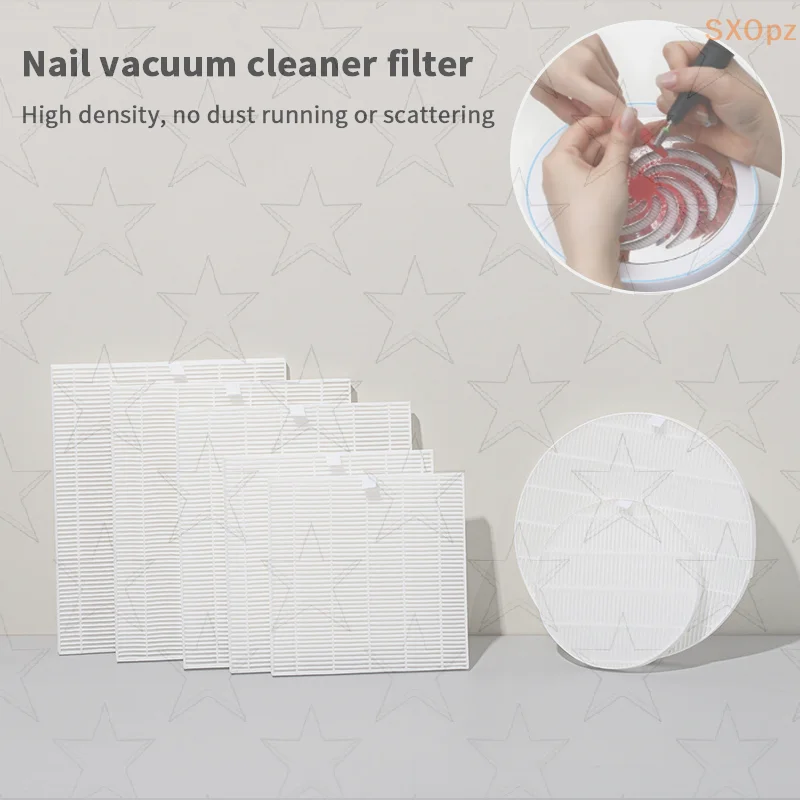

Nail Dust Collector Replacement Filter Nail Vacuum Cleaner Filter Manicure Screen Plate Brushless Nail Dust Extractor Filter