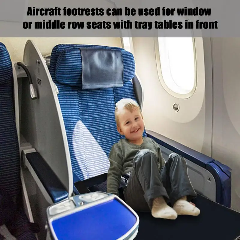 airplane seat extender for Kids Babies Portable Travel Bed Plane Foot Hammock Airplane Leg Rest for Flying Sleeping Kids