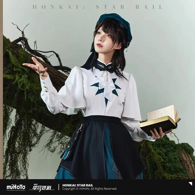 

miHoYo Official Game Anaxa Shirt Honkai Star Rail AnaxagorasTheme Long-sleeved Shirt Clothing Leisure Coat Top Cosplay Xmas Gift