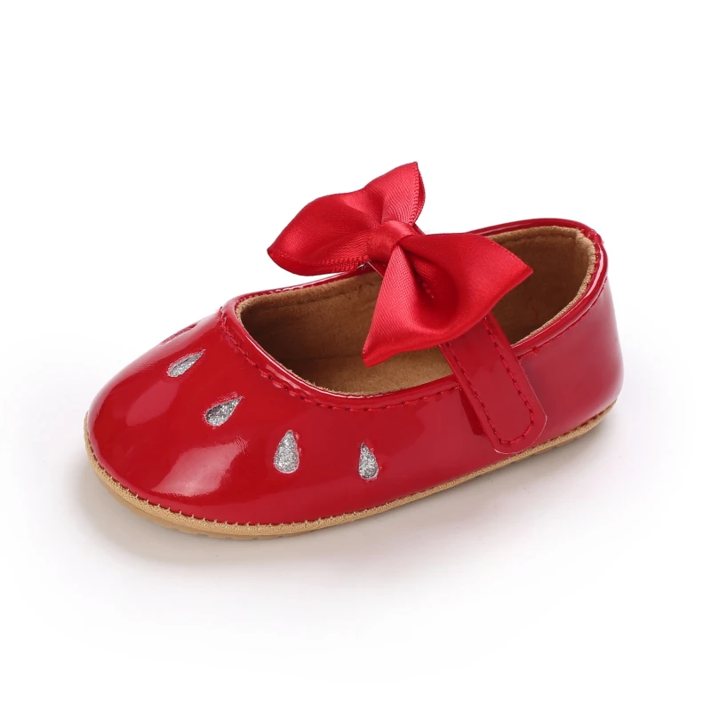 Neue Mode Neugeborenen Rot Baby Schuhe Non-slip Tuch Unten Schuhe Für Mädchen Elegante Und Edle Freizeit Baby Erste wanderschuhe – Detail 3