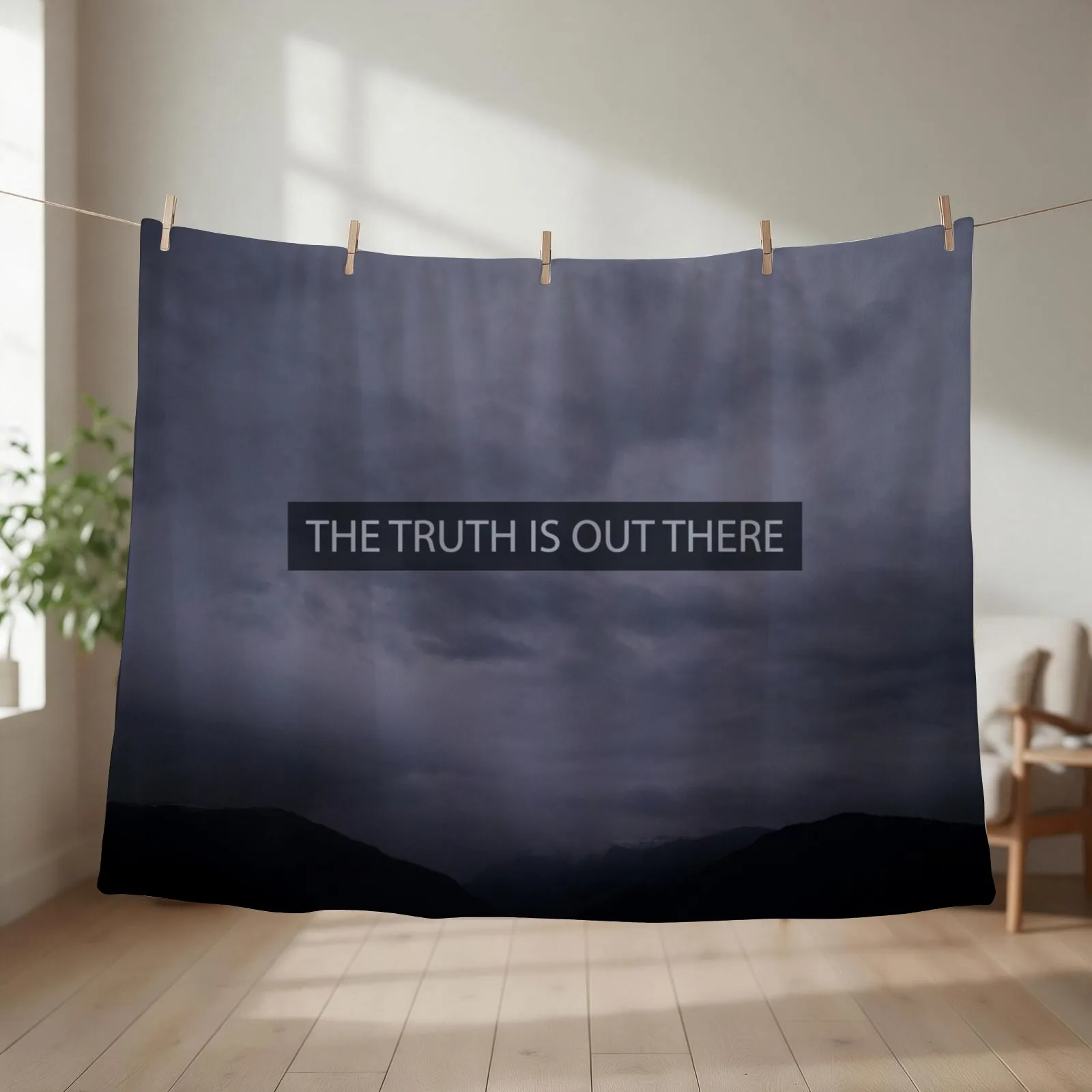 The Truth Is Out There Throw Blanket for sofa Summer valentine gift ideas Soft Beds Blankets