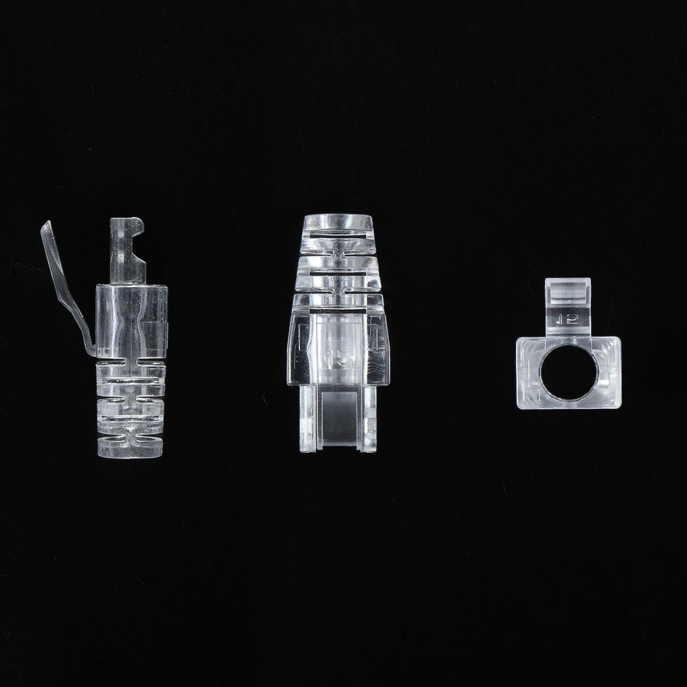 RJ-45-adaptador, capa protetora para ethernet, cabo de proteção, vários cores