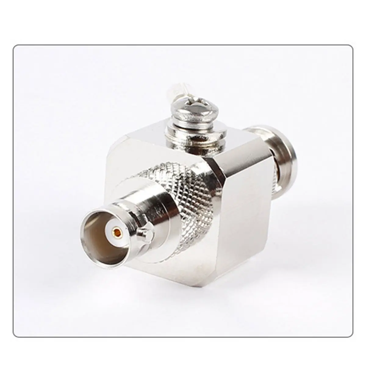 DT85 HOT 1Pcs BNC-JK BNC Male to BNC Female Coaxial Connector with Lightening Surge Arrester Protection Device DC-3GHz 50ohm