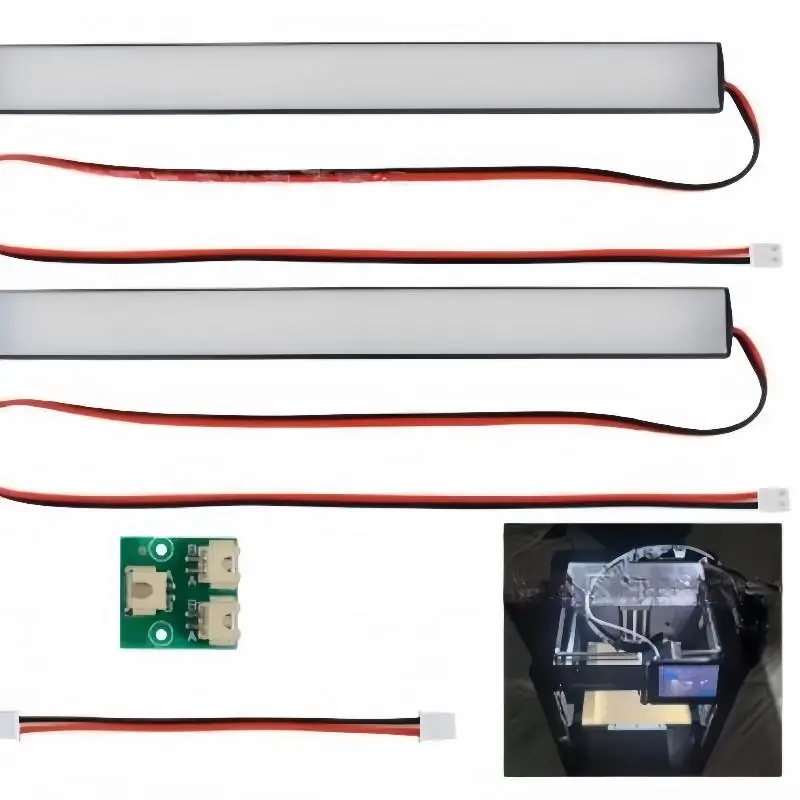 1 Set For AD5M/5M Pro/AD5X High Brightness LED Light Strip Easy Installation Replacement Accessories For AD5X 3D Printer