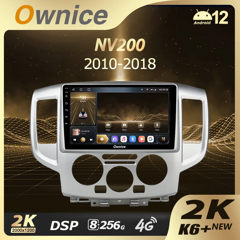 

Ownice K6 + 2K 13.3" for Nissan NV200 M20 2009 - 2023 Car Radio Multimedia Video Player Navi Stereo GPS Android 12 No 2din 2 Din