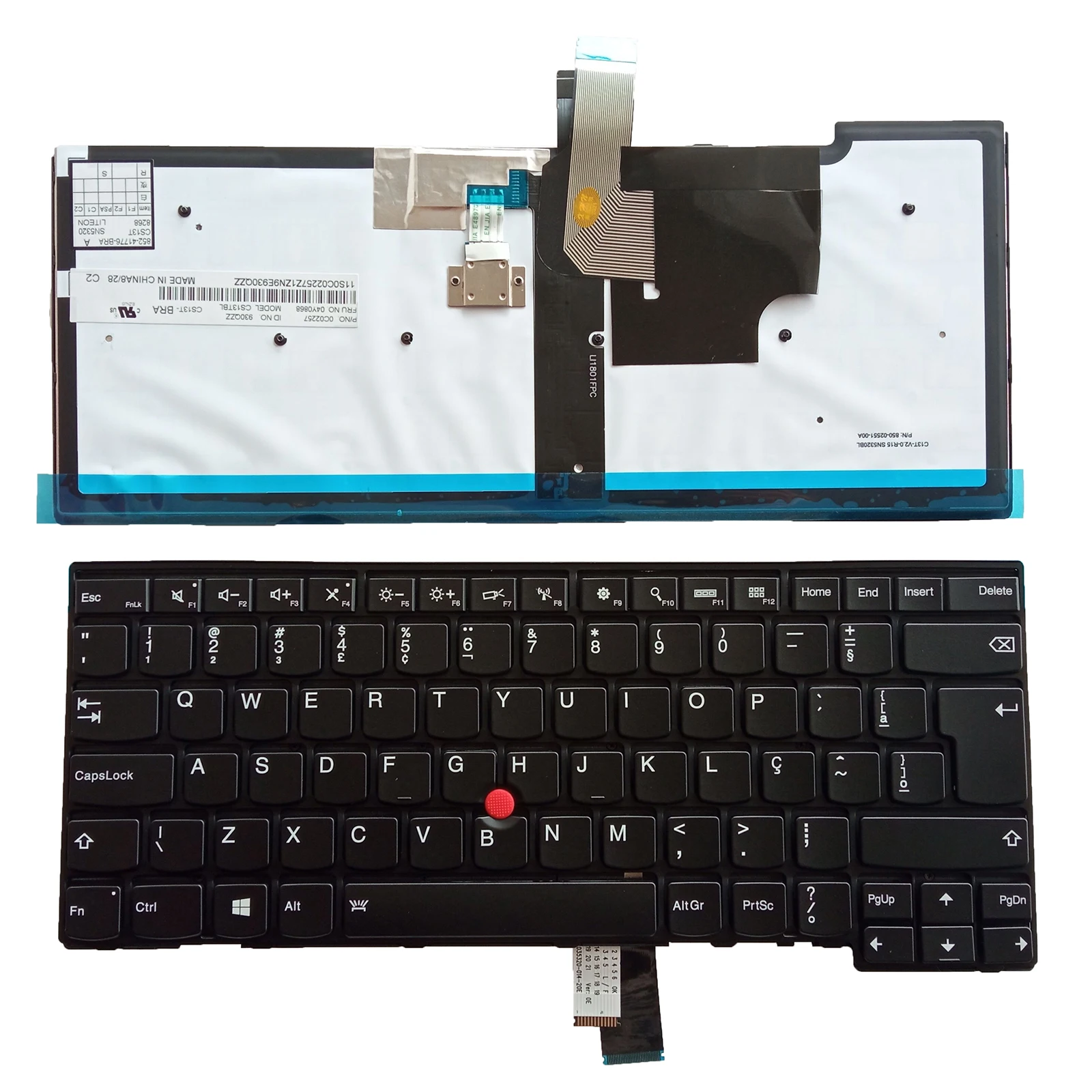 

BR New Backlight Keyboard Origina Lenovo IBM Thinkpad T440 T440P T440s T431 Edge E431 E440 Brazilian language Keyboard