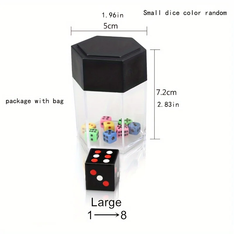 Explode Explosion Dice Easy Magic Tricks For Kids Magic Prop Novelty Funny Toy Close-up Performance Joke Prank Toy 3+