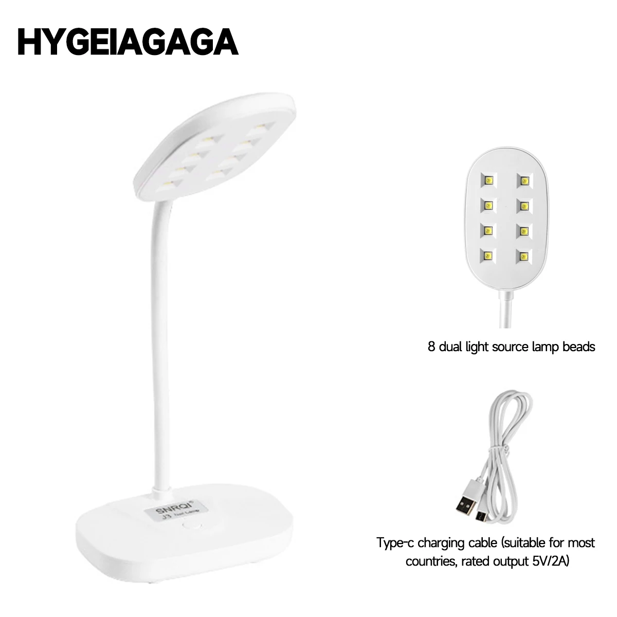 

Wireless LED UV Nail Lamp Nail Dryer Rechargeable Fast Drying Nail Light 360°Bendable Table Lamp For Salon Nail Decoration