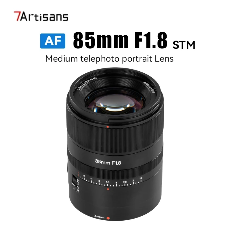 

7artisans AF 85mm F1.8 Automatic Large Aperture Medium Telephoto Portrait Prime Lens for Sony Nikon L Mount Camera