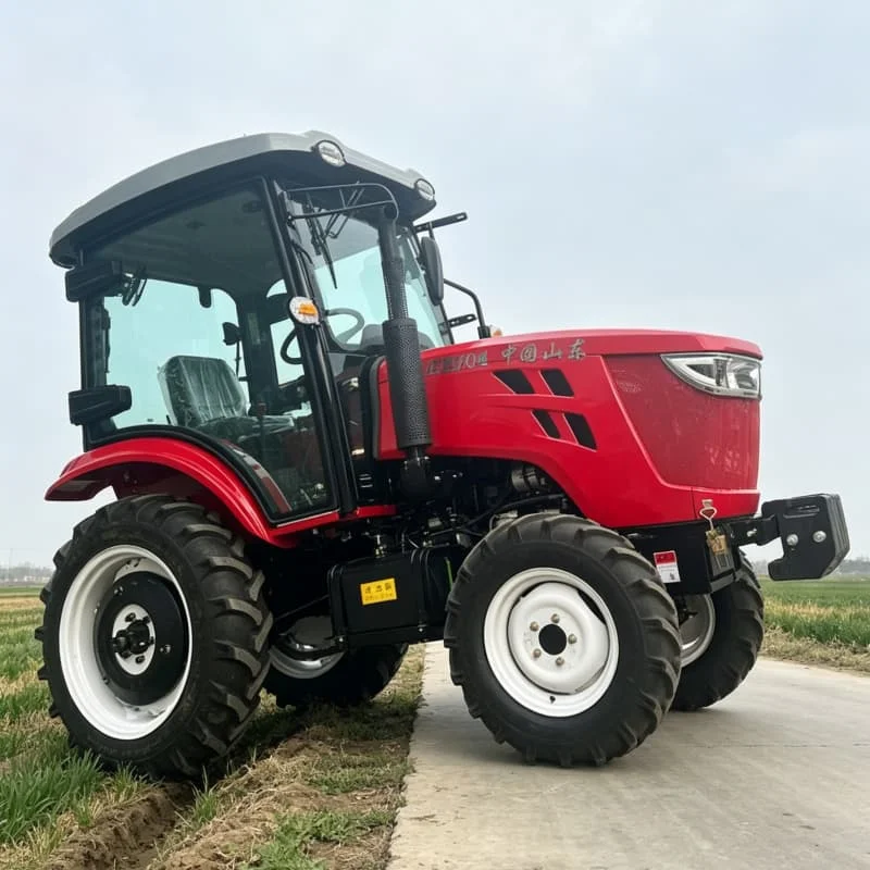 

Customized Four-wheel rotary tiller, high-power wheeled ploughing machine, upgraded high-efficiency farm tractor rotary tiller